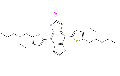 苯并[1，-2-（b:4，-5-（b']]-二噻吩，2-（溴-）4，-8-（雙[5-（2-（乙基己基）-2-噻吩]-,Benzo[1,2-b:4,5-b']dithiophene, 2-bromo-4,8-bis[5-(2-ethylhexyl)-2-thienyl]-