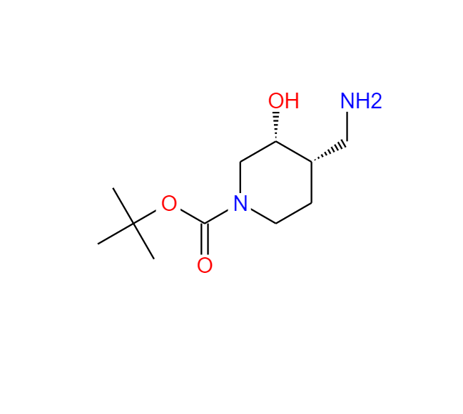 顺式-1-BOC-4-氨基甲基-3-羟基哌啶,cis-1-Boc-4-aMinoMethyl-3-hydroxypiperidine