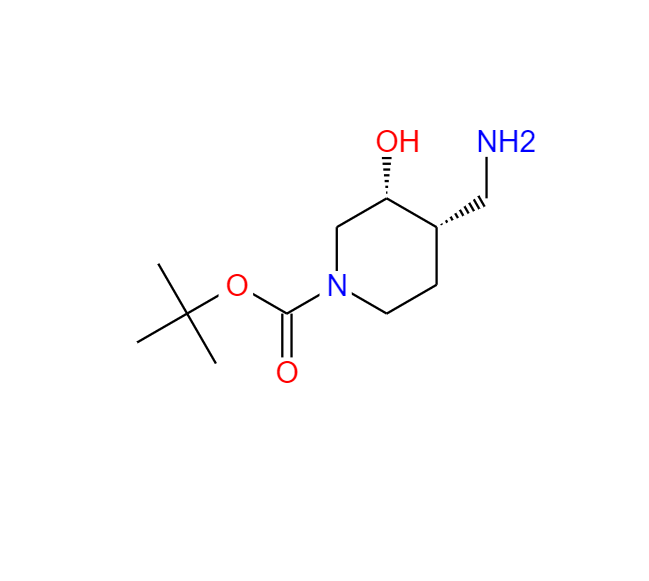 順式-1-BOC-4-氨基甲基-3-羥基哌啶,cis-1-Boc-4-aMinoMethyl-3-hydroxypiperidine