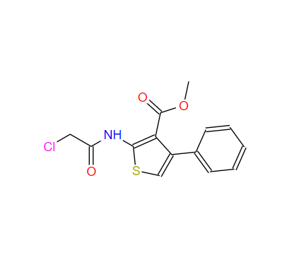 2-(2-氯乙酰基氨基)-4-苯基噻吩-3-甲酸甲酯,Methyl 2-(2-chloroacetamido)-4-phenylthiophene-3-carboxylate