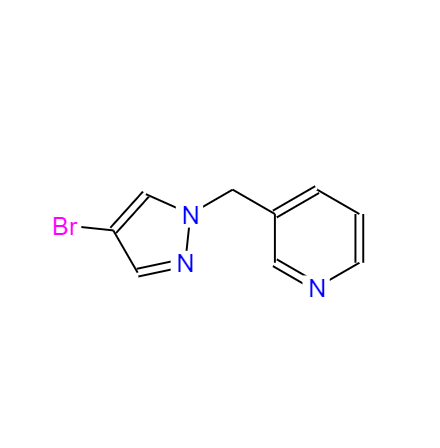 4-溴-1-(吡啶-3-甲基)吡唑,3-(4-BROMO-PYRAZOL-1-YLMETHYL)-PYRIDINE