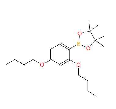 2-（2,4-二氧苯基）-4,4,5,5-四甲基-1,3,2-二恶硼烷,1,3,2-Dioxaborolane, 2-(2,4-dibutoxyphenyl)-4,4,5,5-tetramethyl-
