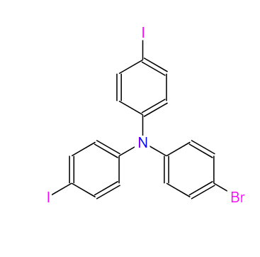 4-溴-N,N-双(4-碘代苯基)苯胺,Benzenamine, 4-bromo-N,N-bis(4-iodophenyl)-