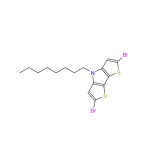 2,6-二溴-4-正辛基二噻吩并[3,2-b:2',3'-d]吡咯 1346688-54-7