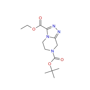 7-Boc-5,6,7,8-四氢-1,2,4-三唑并[4,5-a]吡嗪-3-甲酸乙酯 1215852-11-1