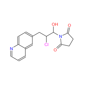 1-[2-氯-1-羟基-3-(6-喹啉基)丙基]-2,5-吡咯烷二酮