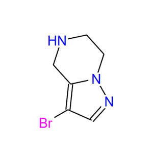 3-溴-4,5,6,7-四氢吡唑并[1,5-a]吡嗪 1263378-90-0