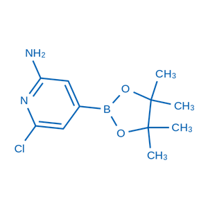 6-氯-4-(4,4,5,5-四甲基-1,3,2-二氧硼杂环戊烷-2-基)吡啶-2-胺,6-Chloro-4-(4,4,5,5-tetramethyl-1,3,2-dioxaborolan-2-yl)pyridin-2-amine