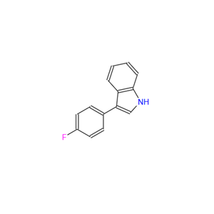 3-(4-氟苯基)吲哚,3-(4-FLUORO-PHENYL)-1H-INDOLE
