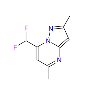 7-(二氟甲基)-2,5-二甲基吡唑并[1,5-a]嘧啶 1795186-93-4