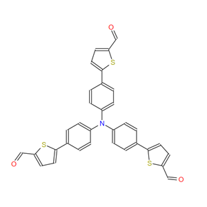 883236-47-3  5-[4-[4-(5-formylthiophen-2-yl)-N-[4-(5-formylthiophen-2-yl)phenyl]anilino]phenyl]thiophene