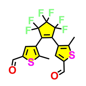 1,2-双(5'-甲酰-2'-甲基-3'-噻吩基)全氟环戊烯 ；154566-75-3