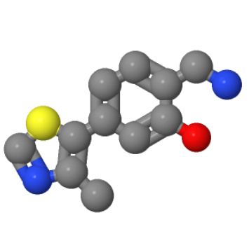 2-(氨甲基)-5-(4-甲基噻唑-5-基)苯酚,2-(aminomethyl)-5-(4-methylthiazol-5-yl)phenol