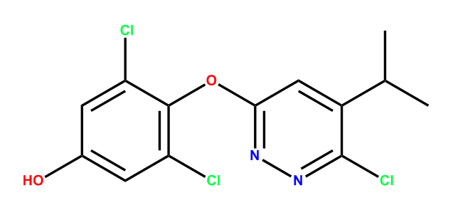 Phenol, 3,5-dichloro-4-[[6-chloro-5-(1-methylethyl)-3-pyridazinyl]oxy]-