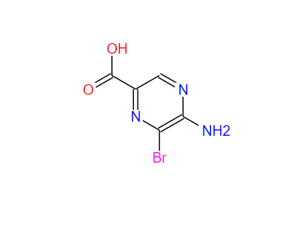 5-氨基-6-溴吡嗪-2-羧酸,5-amino-6-bromopyrazine-2-carboxylic acid