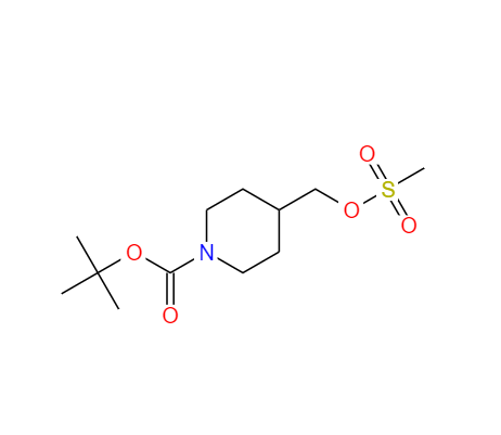 1-BOC-4-甲磺?；跫谆哙?1-BOC-4-METHANESULFONYLOXYMETHYL-PIPERIDINE