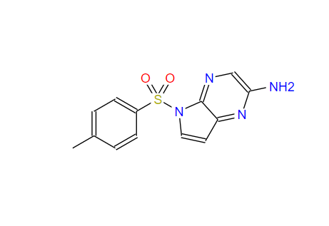 5-甲苯磺酰-5H-吡咯并[2,3-b]吡嗪-2-胺,5-Tosyl-5H-pyrrolo[2,3-b]pyrazin-2-amine