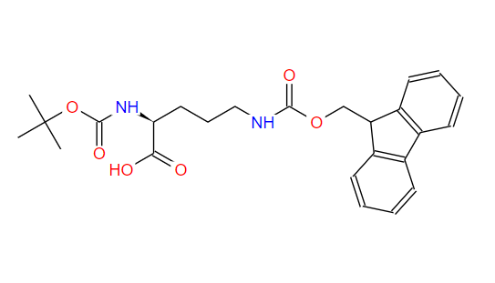 N-叔丁氧羰基-N'-芴甲氧羰基-L-鳥氨酸,N-α-Boc-N-δ-Fmoc-L-ornithine