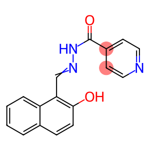 (E)-N'-((2-羟基萘-1-基)亚甲基)异烟酰肼  796-42-9