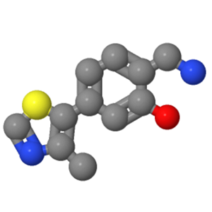 2-(氨甲基)-5-(4-甲基噻唑-5-基)苯酚；1448190-11-1