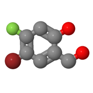 4-溴-5-氟-2-(羟甲基)苯酚,4-BROMO-5-FLUORO-2-(HYDROXYMETHYL)PHENOL(WXG00455)