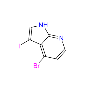 4-溴-3-碘-7-氮杂吲哚,4-BROMO-3-IODO-1H-PYRROLO[2,3-B]PYRIDINE