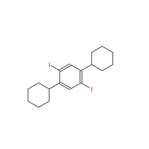 1,4-二环己基-2,5-二碘苯 236407-24-2