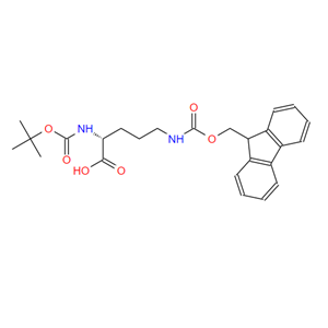 163336-15-0  N-叔丁氧羰基-(N'-芴甲氧羰基)-D-鸟氨酸