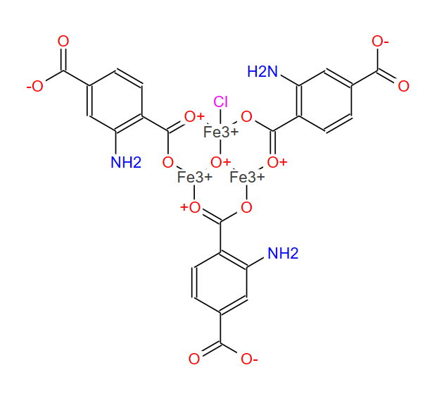 三[[-[2-氨基-1,4-苯二甲酸(2-)-ΚO1:ΚO'1]]氯-Μ3-氧三鐵,NH2-MIL-101(Fe)