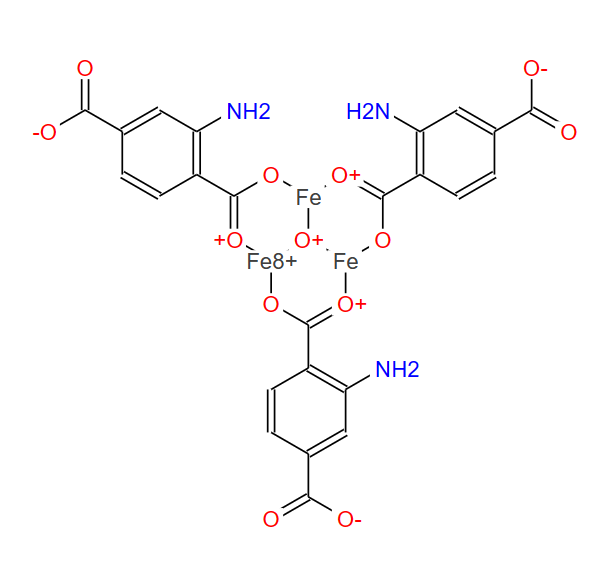 三[Μ-[2-氨基-1,4-苯二甲酸(2-)-ΚO1:ΚO'1]]-Μ3-氧三铁,NH2-MIL-88B(Fe)