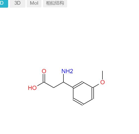 3-氨基-3-(3-甲氧苯基)丙酸,3-AMINO-3-(3-METHOXY-PHENYL)-PROPIONIC ACID