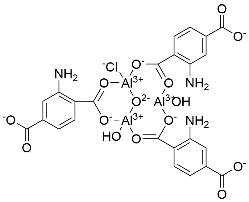 三[Μ-2-氨基-1,4-苯二甲酸(2-)-ΚO1:ΚO'1]]二水氯-Μ3-氧三铝MOF,MIL-101（Al）-NH2