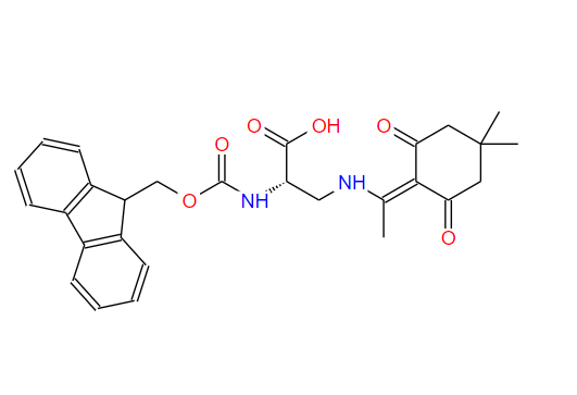 (S)-2-((((9H-芴-9-基)甲氧基)羰基)氨基)-3-((1-(4,4-二甲基-2,6-二氧代环己基)乙基)氨基)丙酸,N-α -Fmoc-N-β-1-(4,4-dimethyl-2,6-dioxocyclohe
