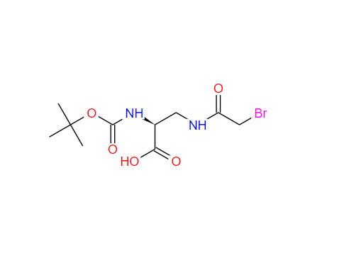 (S)-3-(2-溴乙酰胺)-2-((叔丁氧基羰基)氨基)丙酸,N-α-Boc-N-β-bromoacetyl-L-2,3-diaminopropionic a