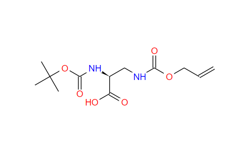 N-叔丁氧羰基-3-烯丙氧羰基氨基-L-丙氨酸,N-α-Boc-N-β-allyloxycarbonyl-L-2,3-diaminopropio