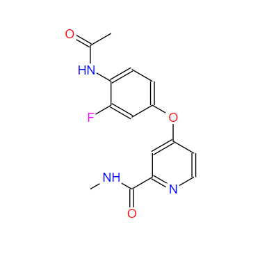 4-(4-乙酰氨基-3-氟苯氧基)-N-吡啶甲酰胺,4-[4-(acetylamino)-3-fluorophenoxy]-N-methyl-