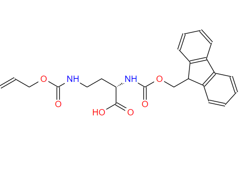 2-芴甲氧羰基氨基-4-[[(烯丙氧基)羰基]氨基-L-丁酸,N-α-Fmoc-N-γ-allyloxycarbonyl-L-2,4-diaminobutyr