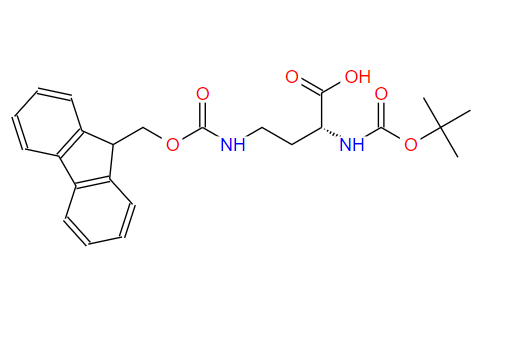 N-叔丁氧羰基-N'-芴甲氧羰基-D-2,4-二氨基丁酸,N-α-Boc-N-γ-Fmoc-D-2,4-diaminobutyricacid