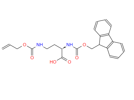 N-芴甲氧羰基-N'-烯丙氧基羰基-D-2,4-二氨基丁酸,N-α-Fmoc-N-γ-allyloxycarbonyl-D-2,4-diaminobutyr