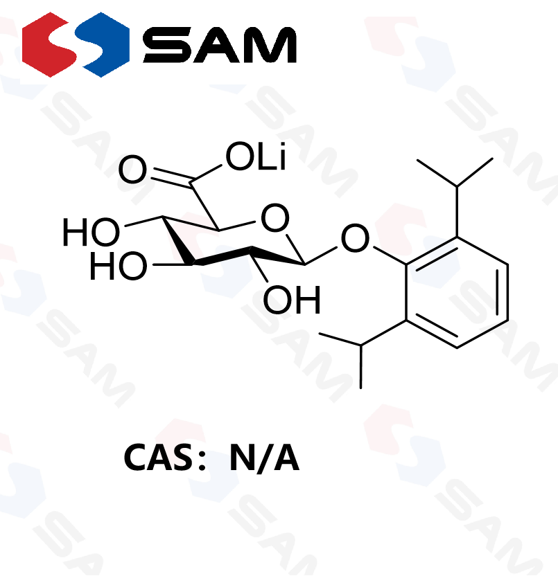 丙泊酚 β-D-葡萄糖苷酸锂盐,Propofol β-D-Glucuronide Lithium Salt