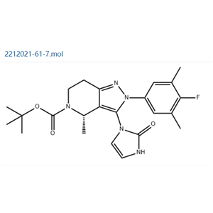 （S）-2-（4-氟-3,5-二甲基苯基）-4-甲基-3-（2-氧代-2,3-二氢-1H-咪唑-1-基）-2,4,6,7-四氢-5H-吡唑并[4,3-c]吡啶-5-羧酸叔丁酯,tert-butyl (S)-2-(4-fluoro-3,5-dimethylphenyl)-4-methyl-3-(2-oxo-2,3-dihydro-1H-imidazol-1-yl)-2,4,6,7-tetrahydro-5H-pyrazolo[4,3-c]pyridine-5-carboxylate