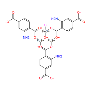三[[-[2-氨基-1,4-苯二甲酸(2-)-ΚO1:ΚO'1]]氯-Μ3-氧三铁 1189182-85-1