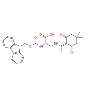 247127-51-1  (S)-2-((((9H-芴-9-基)甲氧基)羰基)氨基)-3-((1-(4,4-二甲基-2,6-二氧代环己基)乙基)氨基)丙酸