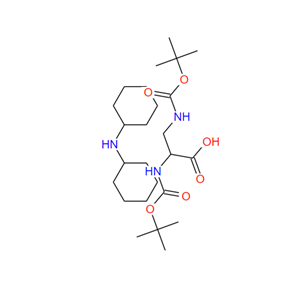 N-[叔丁氧羰基]-3-[[叔丁氧羰基]氨基]-L-丙氨酸和 N-环己基环己胺的化合物,N-α,N-β-di-Boc-L-2,3-diaminopropionic acid dicyc