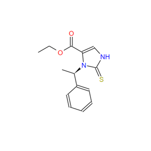 (R)-2-巯基-1-(1-苯基乙基)-1H-咪唑-5-羧酸乙酯