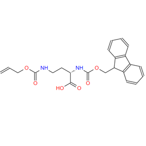 2-芴甲氧羰基氨基-4-[[(烯丙氧基)羰基]氨基-L-丁酸,N-α-Fmoc-N-γ-allyloxycarbonyl-L-2,4-diaminobutyr
