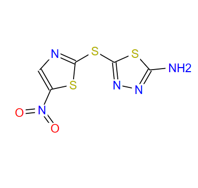 2-氨基-5-[(5-硝基-2-噻唑基)硫代]-1,3,4-噻二唑,5-[(5-Nitro-2-thiazolyl)thio]-1,3,4thiadiazol-2-amine
