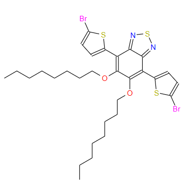 4,7 - 双(5 - 溴噻吩-2 - 基)-5,6 - 双(辛氧基)苯并并[C] [1,2,5]噻二唑,4,7-bis(5-broMothiophen-2-yl) -5,6-bis(octyloxy)benzo[c] [1,2,5]thiadiazole