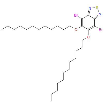 4,7-二溴-5,6-双(十二烷氧基)苯并[C] [1,2,5]噻二唑,2,1,3-Benzothiadiazole, 4,7-dibroMo-5,6-bis(dodecyloxy)- 4,7-DibroMo-5,6-bis(dodecyloxy)benzo-2,1,3-thiadiazole