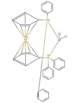 1,1'-双二苯基膦二茂铁氯化镍,1,1'-Bis(diphenylphosphino)ferrocene]dichloronickel(II)